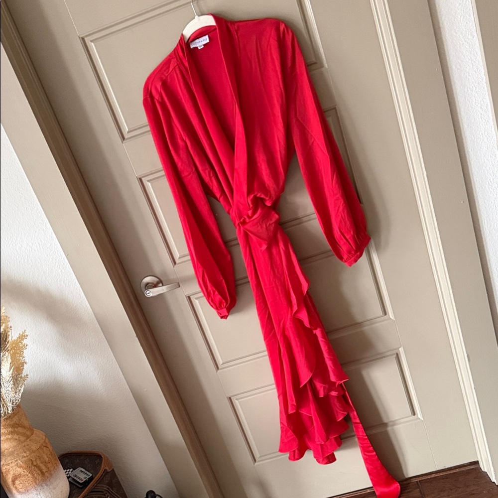 Lucy Paris Vibrant Red Dress